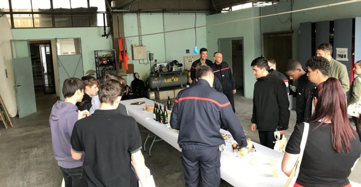 Inauguration chantier SDIS