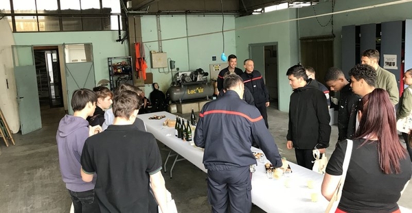 Inauguration chantier SDIS
